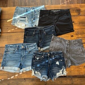 6 Pairs of American Eagle Shorts. Size 6